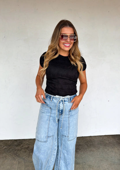 Jovie Tie- Waist Jeans