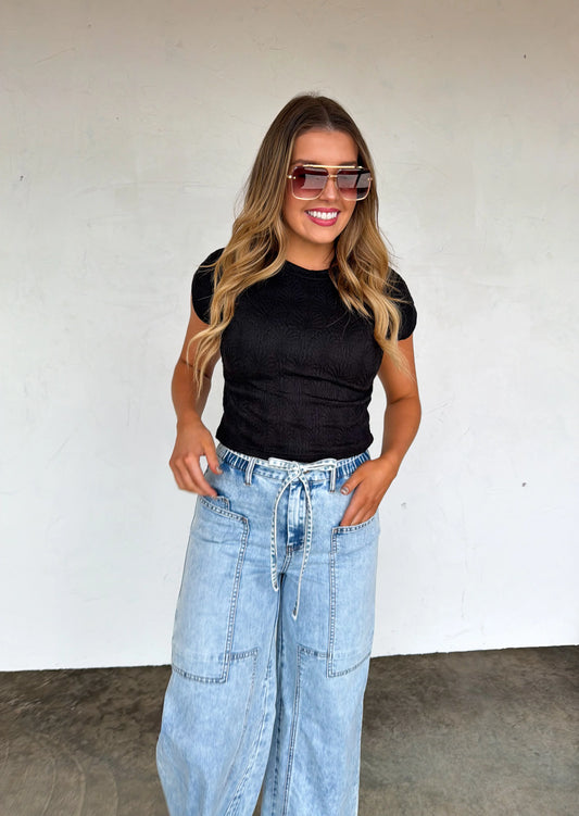 Jovie Tie- Waist Jeans