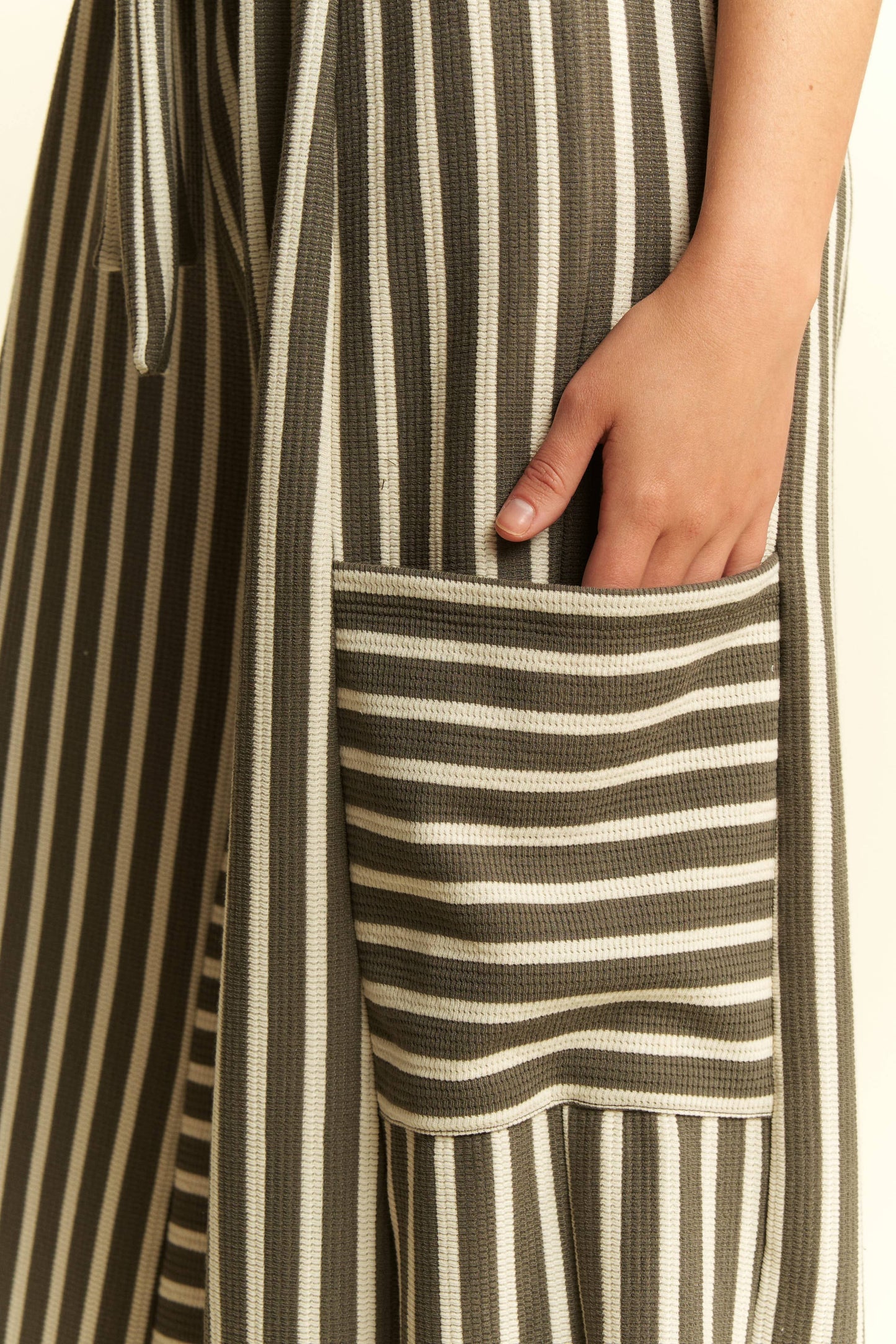 Market Run Striped Pants (Green)