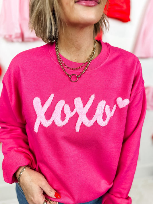 Fluffy XOXO ( Pink)