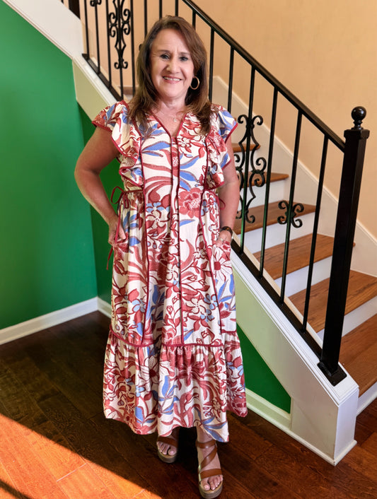 Fall For You Midi Dress