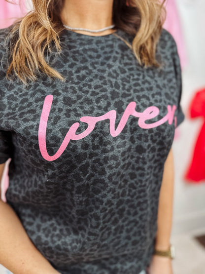 Metallic Lover Graphic (Black Leopard)