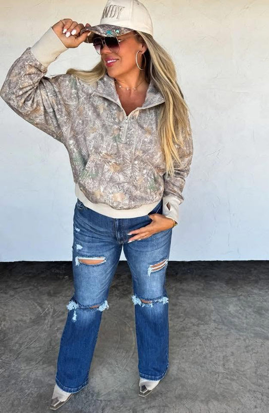 Easy Does It Pullover (Camo)