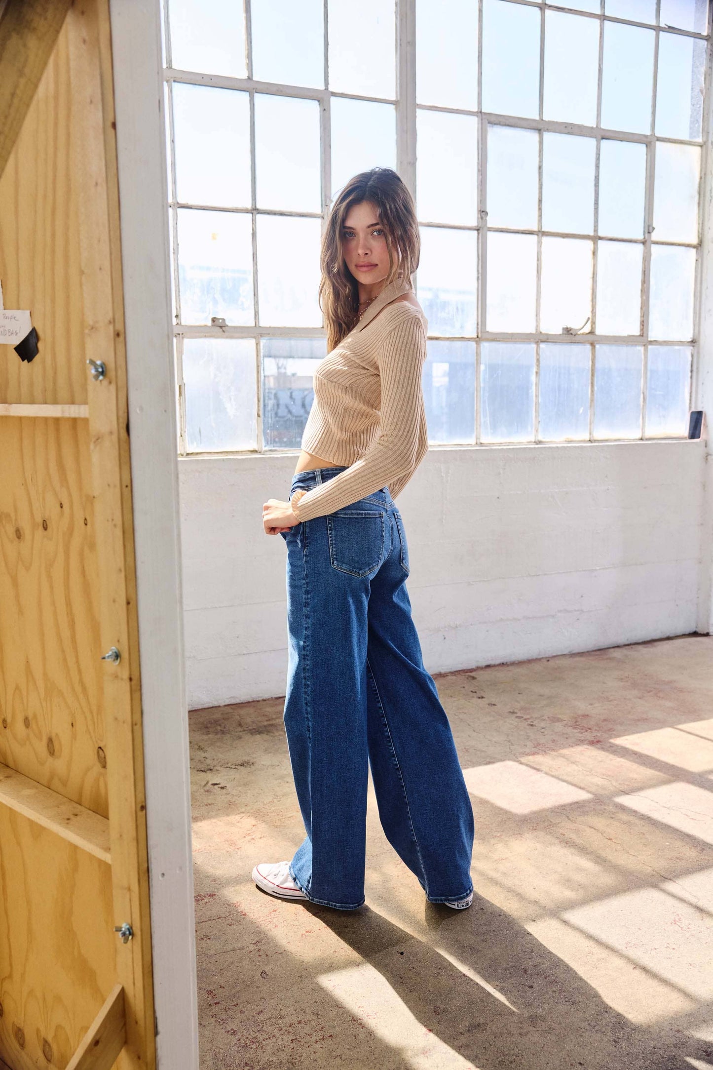 Lollie High Rise Relaxed Wide Leg