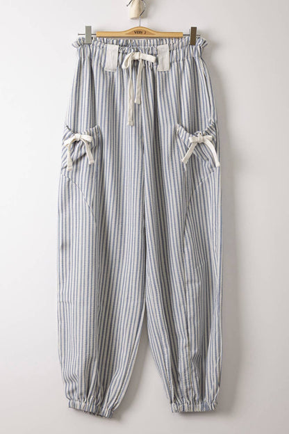 Bow Pocket Pants (Blue)