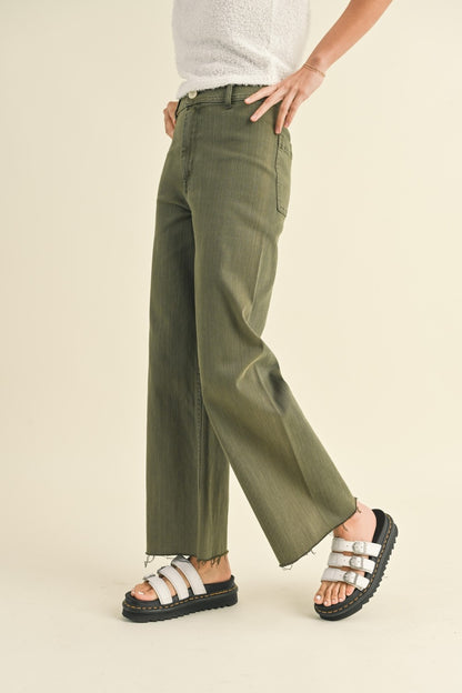 Days of Our Lives Denim Pants (Olive)