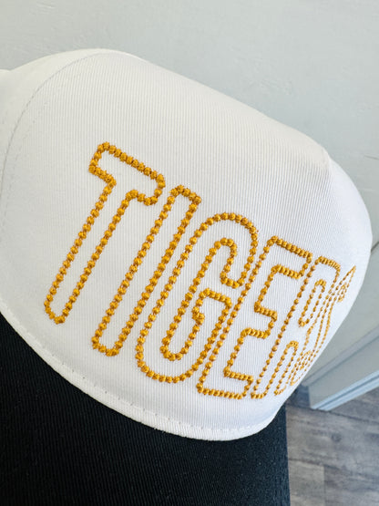 Tigers Dot Embroidered Hat