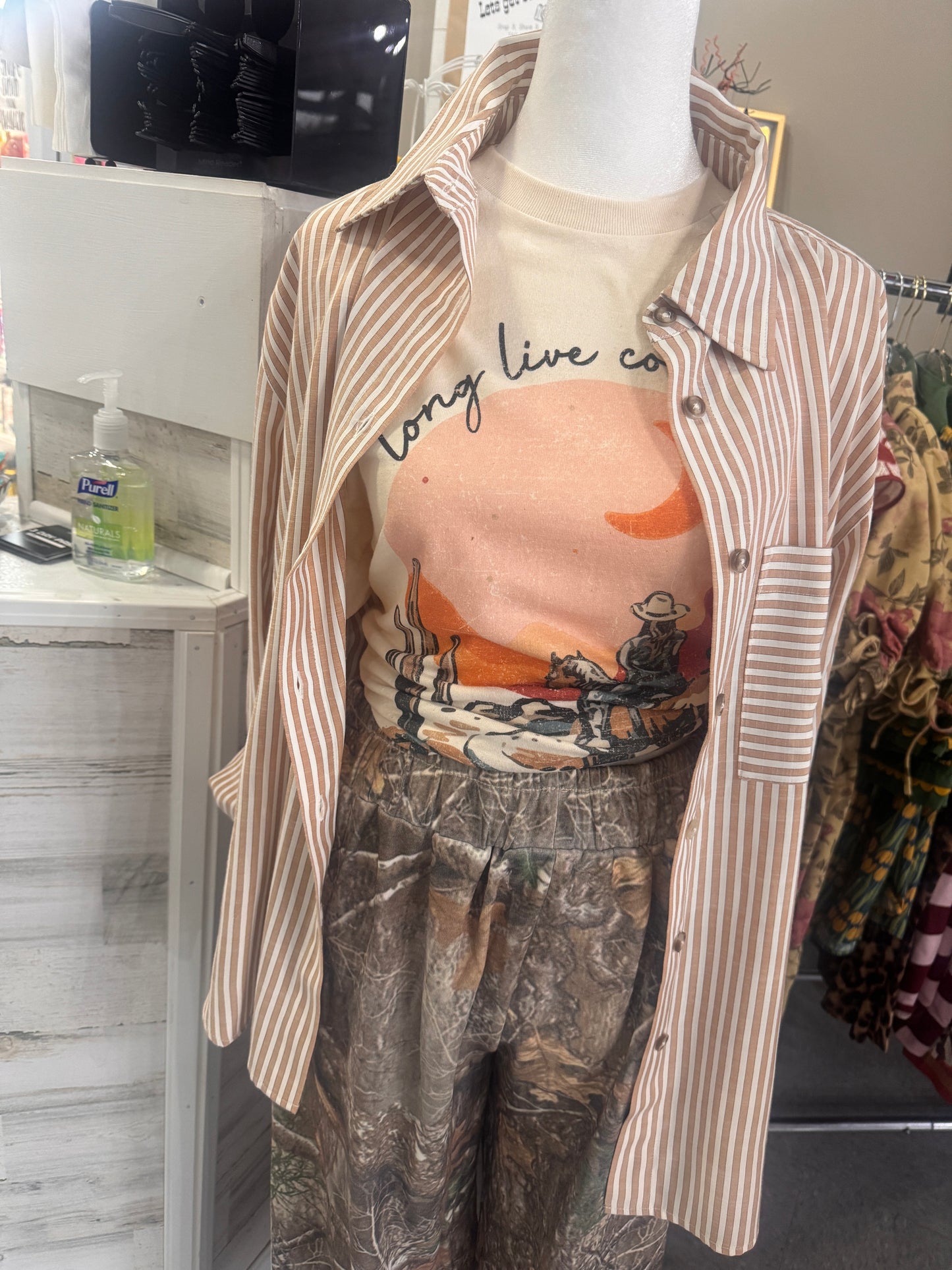 Vincent Button Down Top