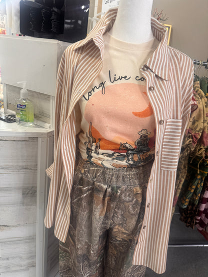 Vincent Button Down Top