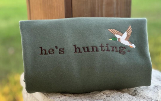 He’s Hunting Pullover (Green)