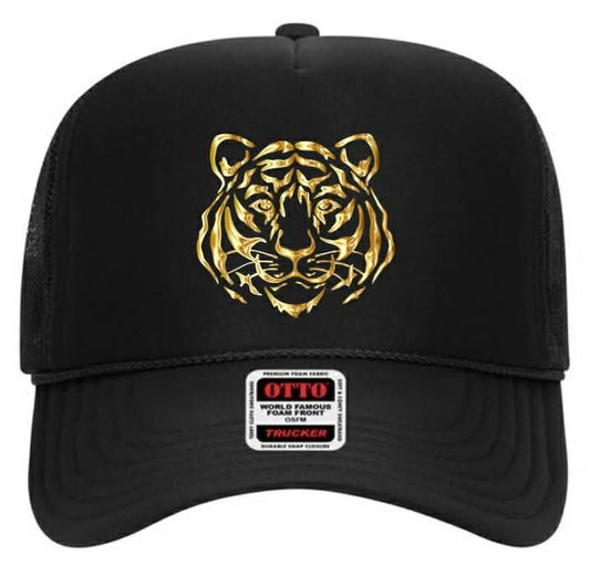 Golden Tiger Hat (Black)