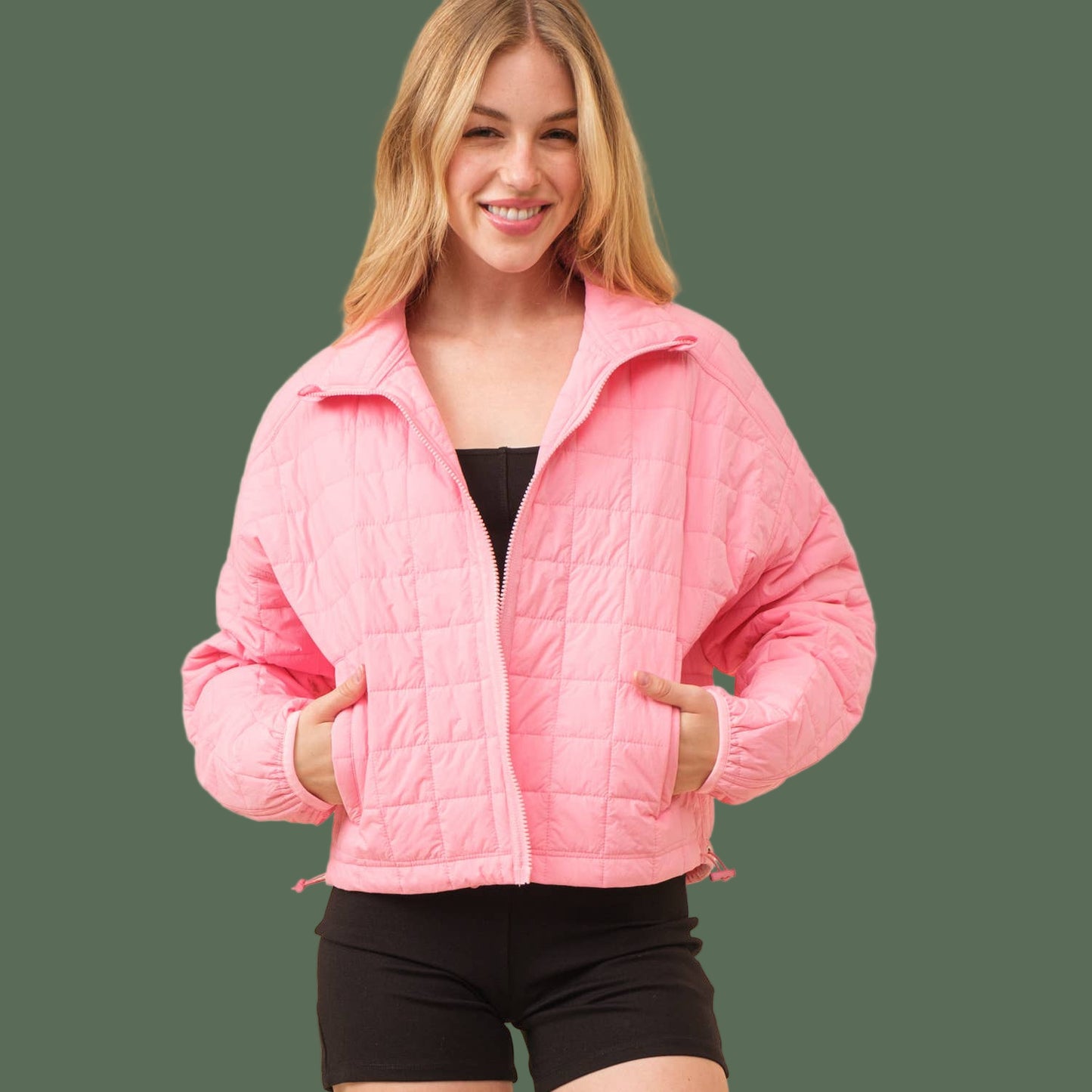 Polly Pocket Quilted Jacket (Pink)