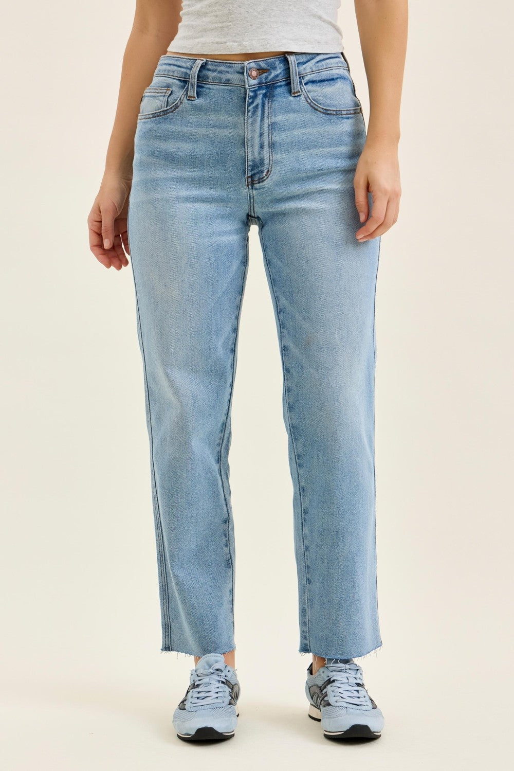 Like A Boss Judy Blue Ankle Straight Jean