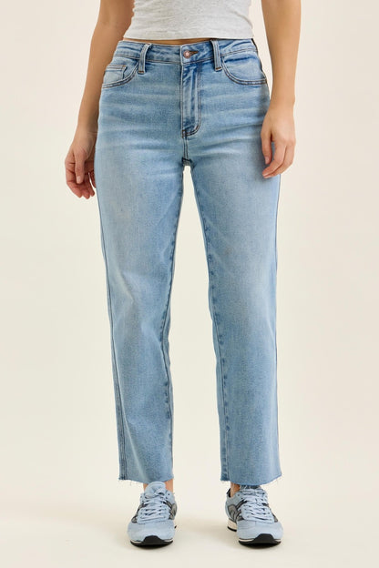 Like A Boss Judy Blue Ankle Straight Jean