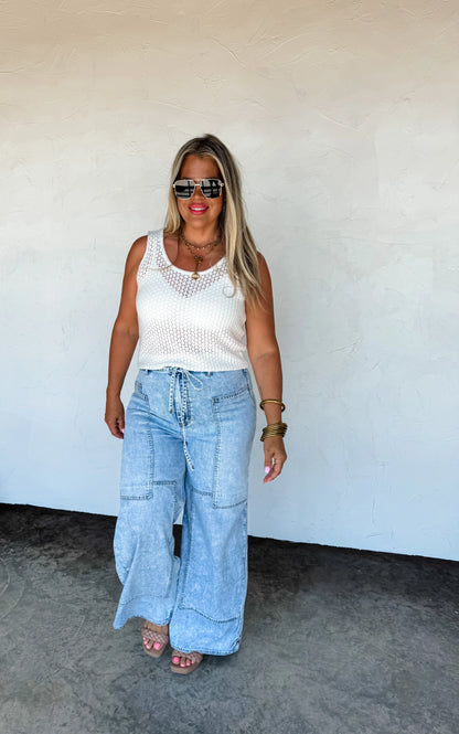 Jovie Tie- Waist Jeans