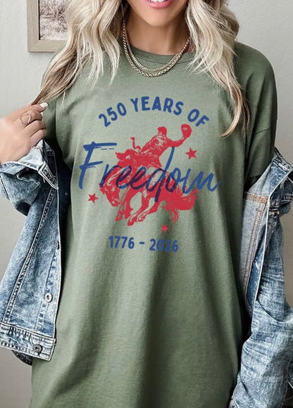 Freedom Rider 250 Years Graphic Tee: PREORDER ETA 6/15