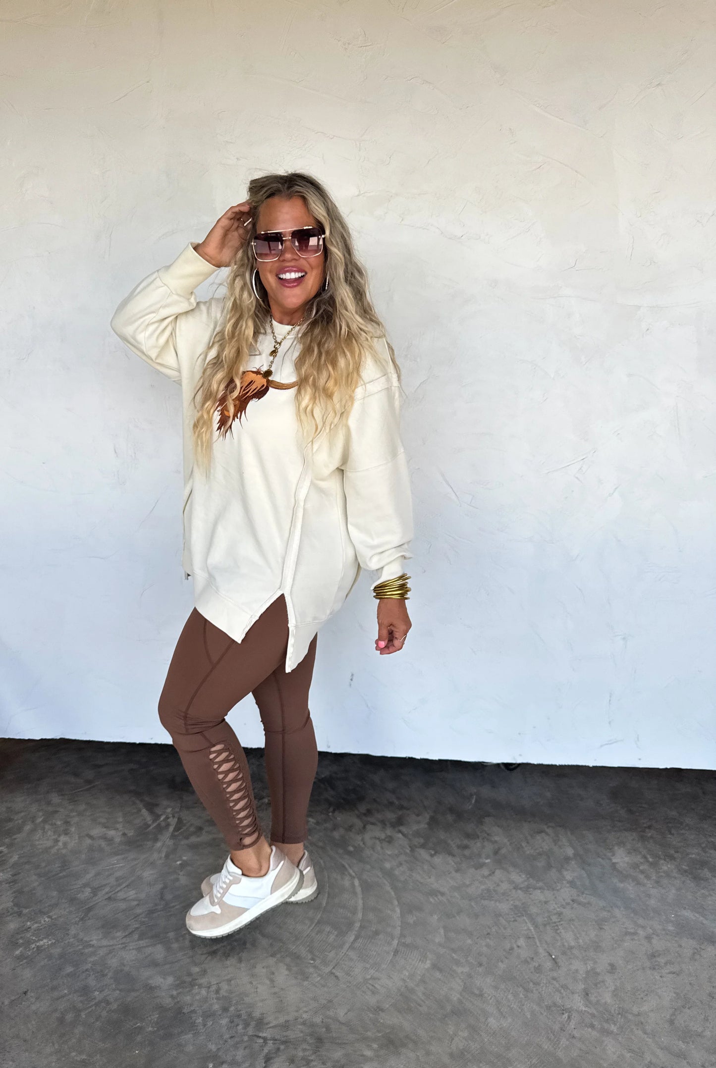 Highland Cow Pullover