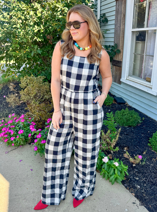 Check In Jumpsuit (Black)