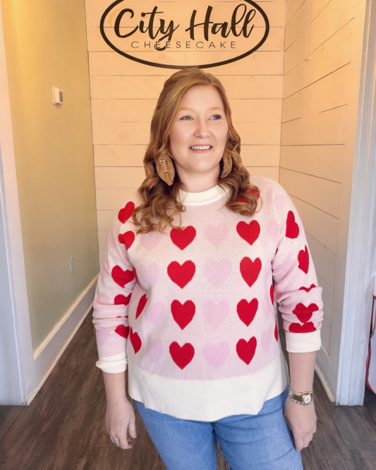 Hearts Have It Sweater