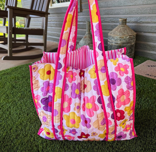 Fun Floral Tote