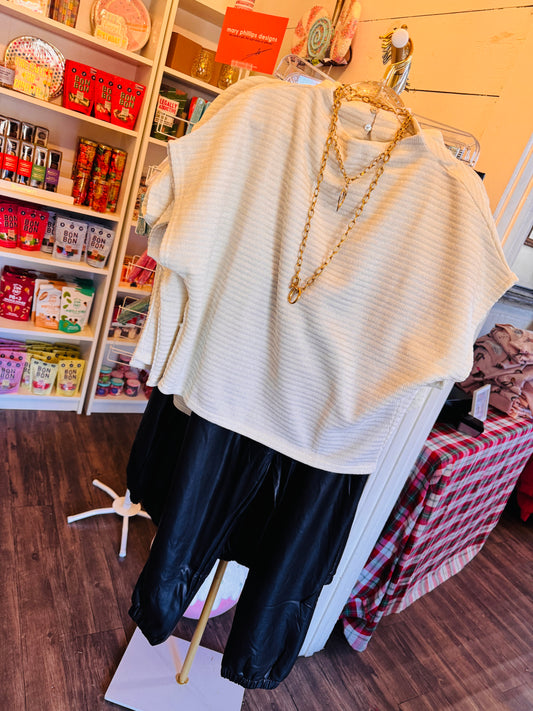 Pearly Glam Top ( Ivory)