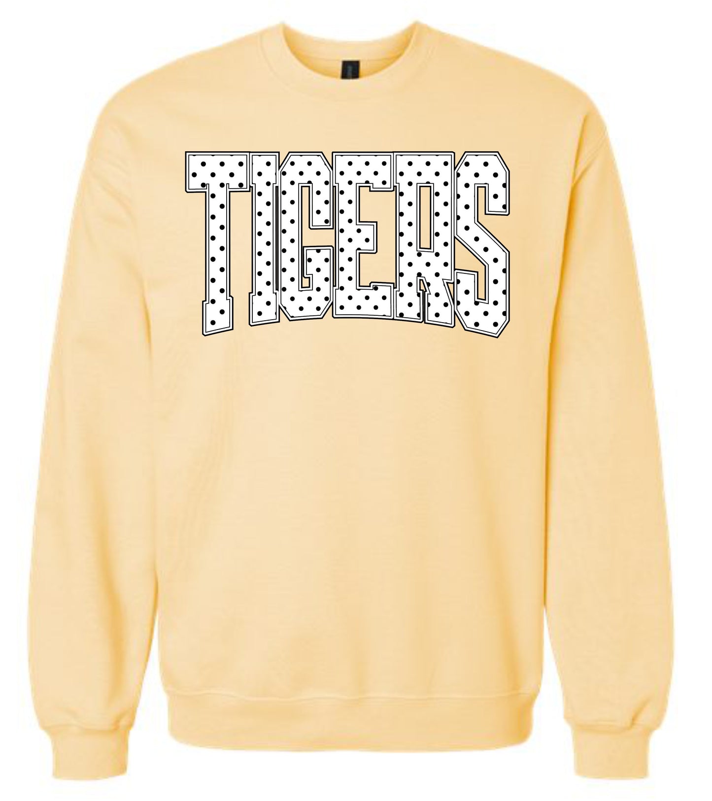 Tigers Polka Dot Sweatshirt (Butter) PREORDER ETA 3/15