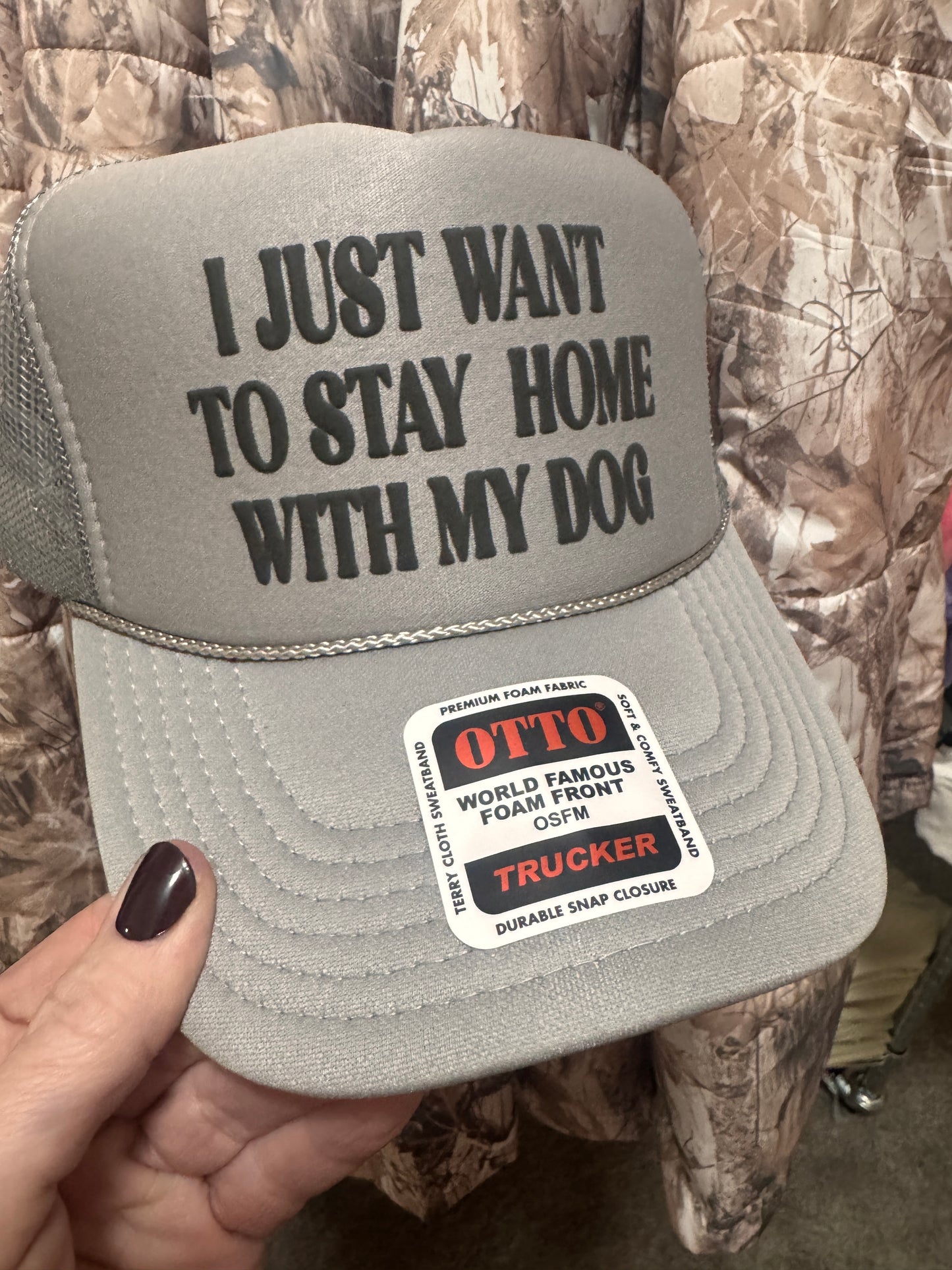 Stay Home With My Dog Hat