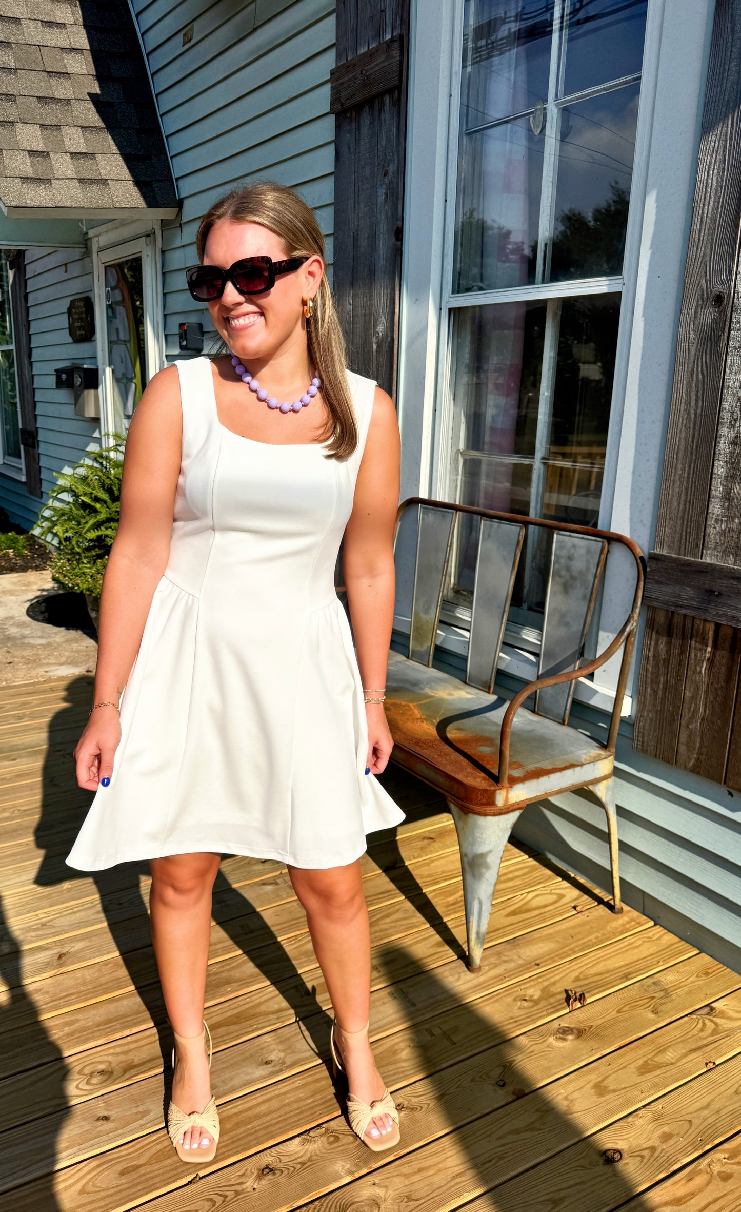 The Emory Dress (White)