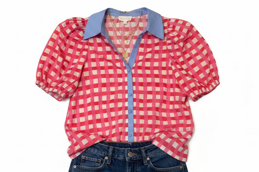 Pinkie Swear Gingham Top