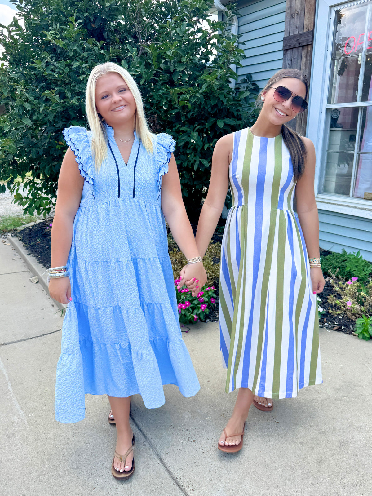 Blue Skies Midi Dress