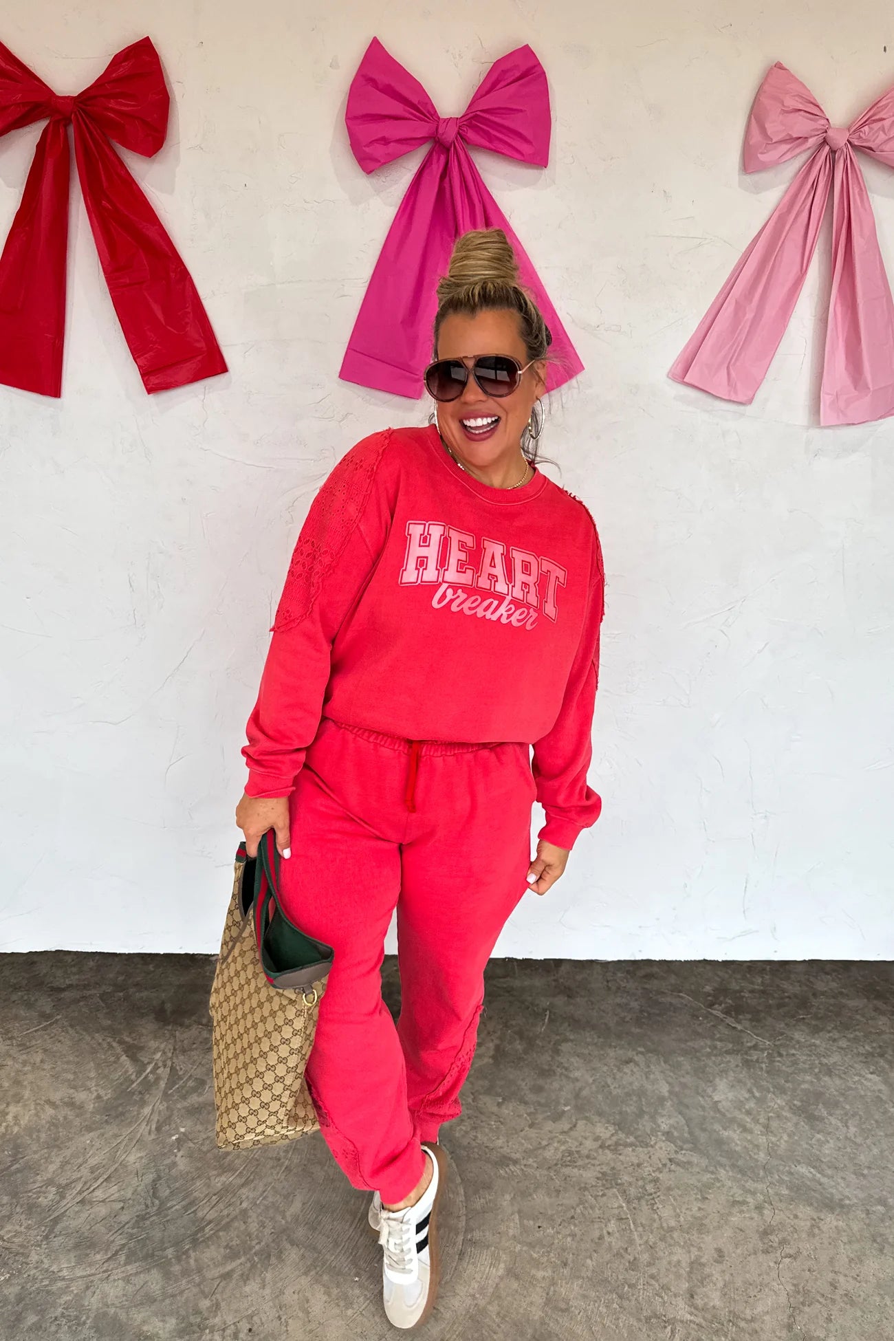 Heart Breaker Joggers (Red)