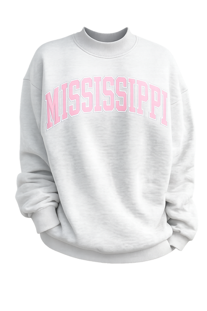 Mississippi Mock Neck (Grey)