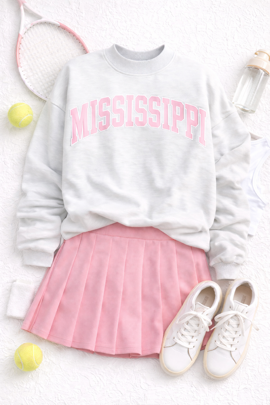Mississippi Mock Neck (Grey)