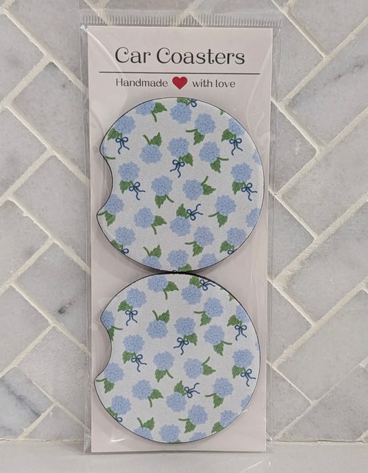 Hydrangea Flower Car Coasters