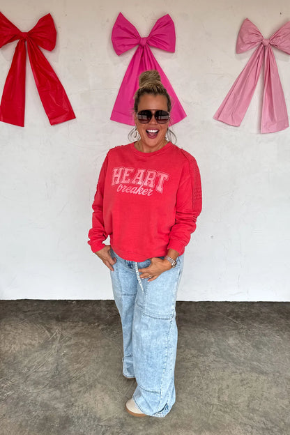 Heart Breaker Pullover (Red)