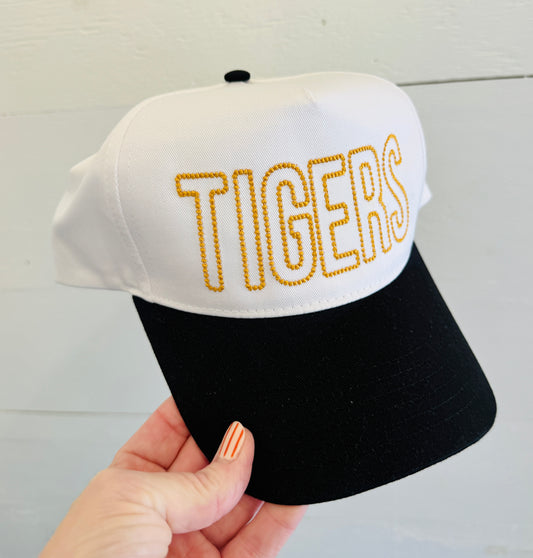 Tigers Dot Embroidered Hat
