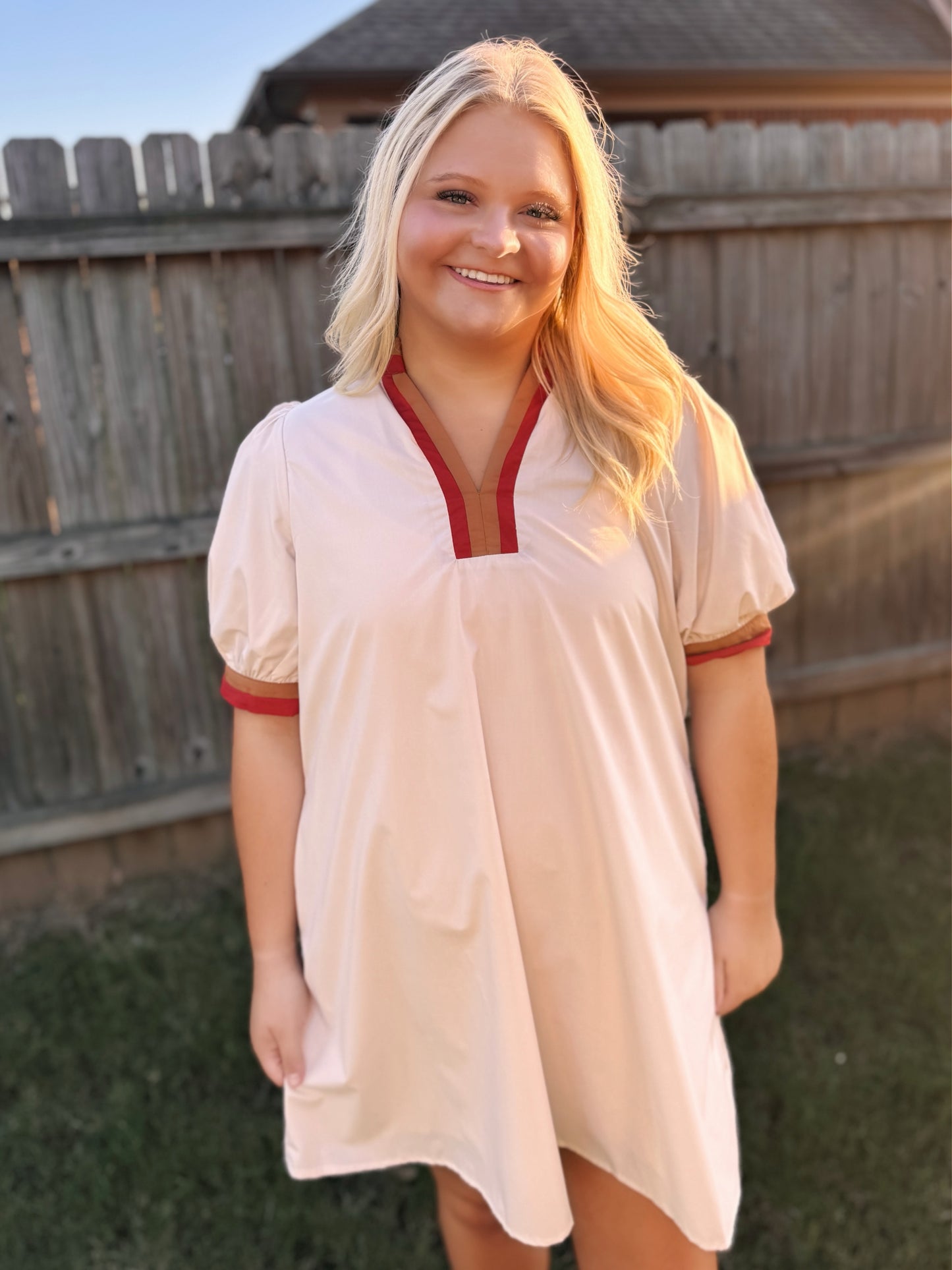 Falling For You Dress (Ecru)