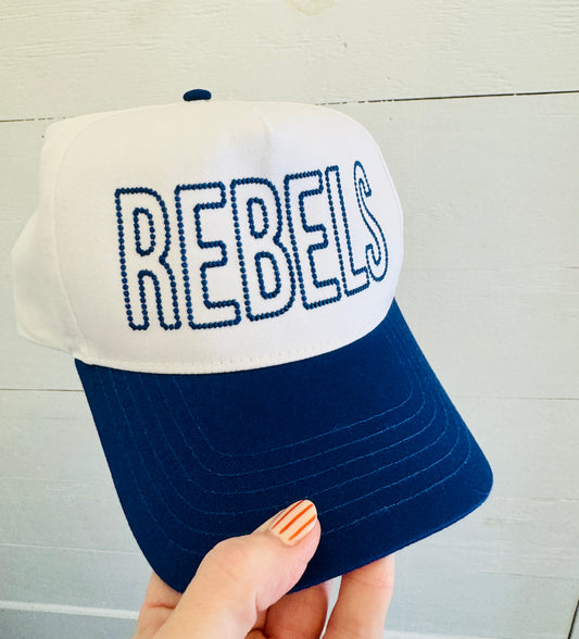 Rebel Dot Embroidered Hat