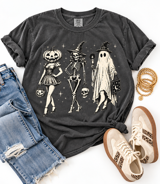 Ghouls Night Out Graphic Tee (Pepper)