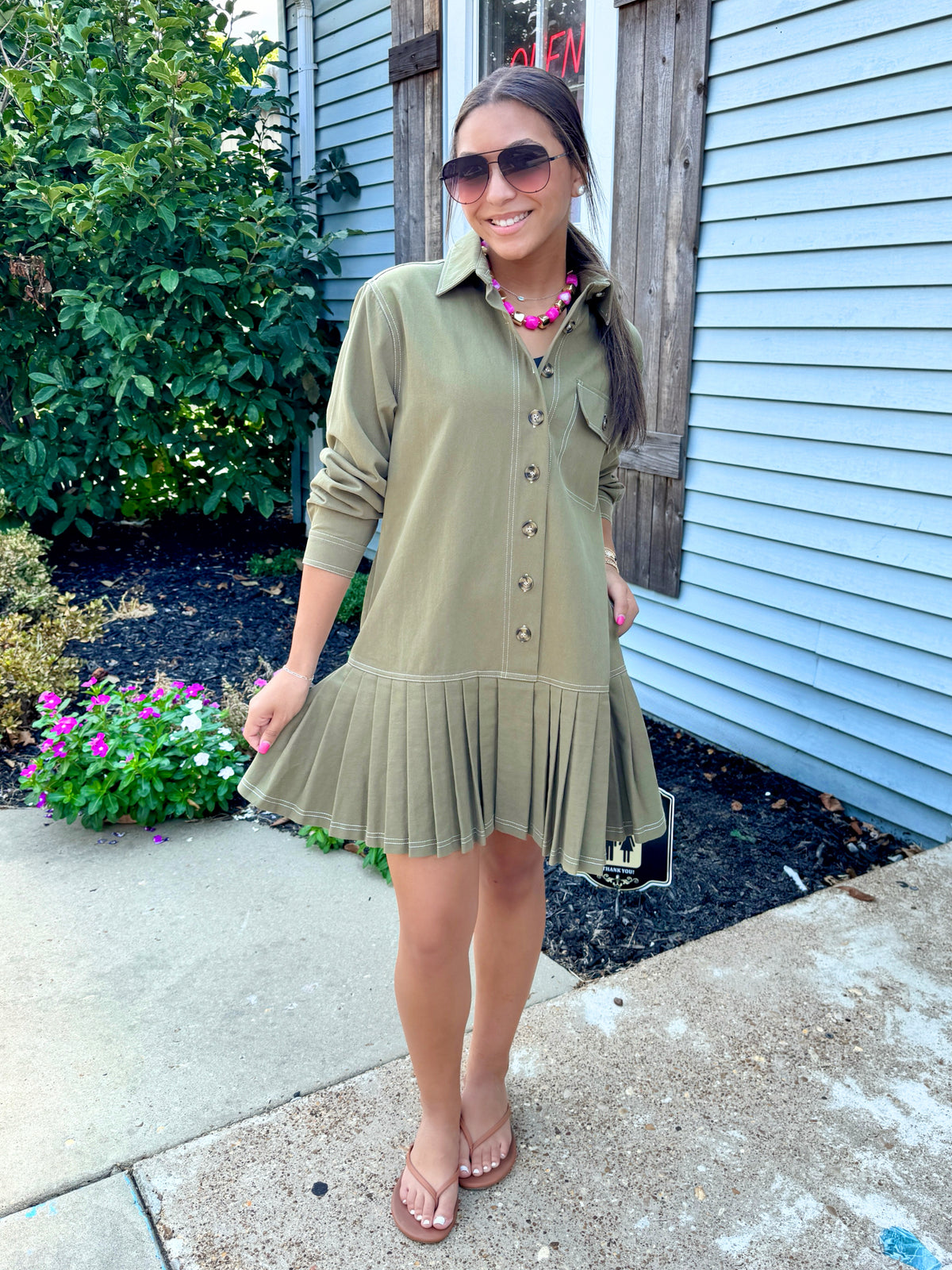 Lula Midi Dress (Green)