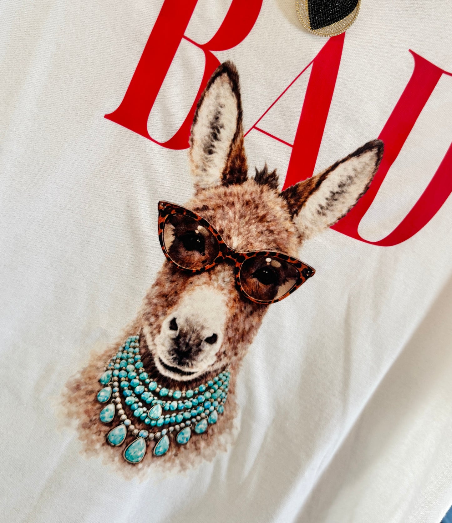 Baddie Graphic Tee (White)