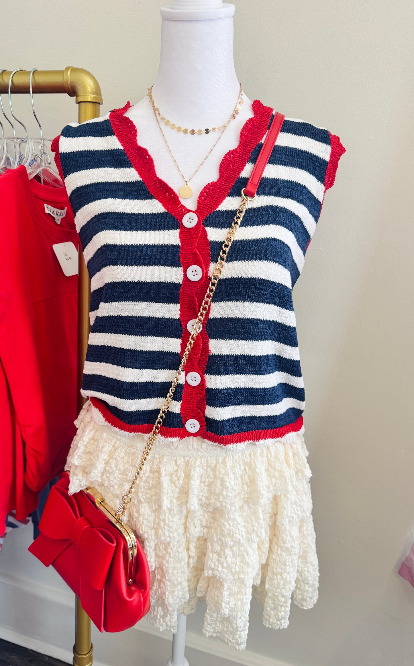 Seeing Stripes Vest