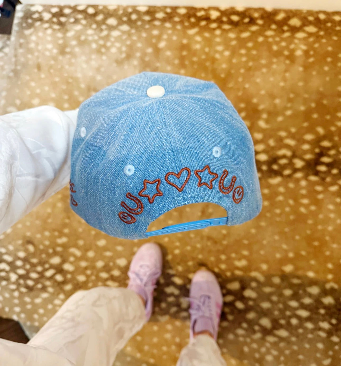 Mother Polka Dot Hat (Brown)
