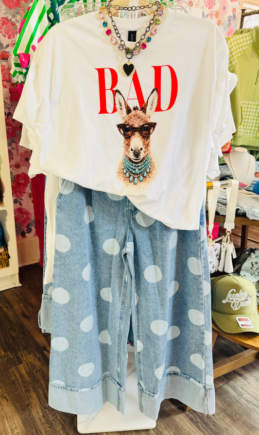 Baddie Graphic Tee (White)