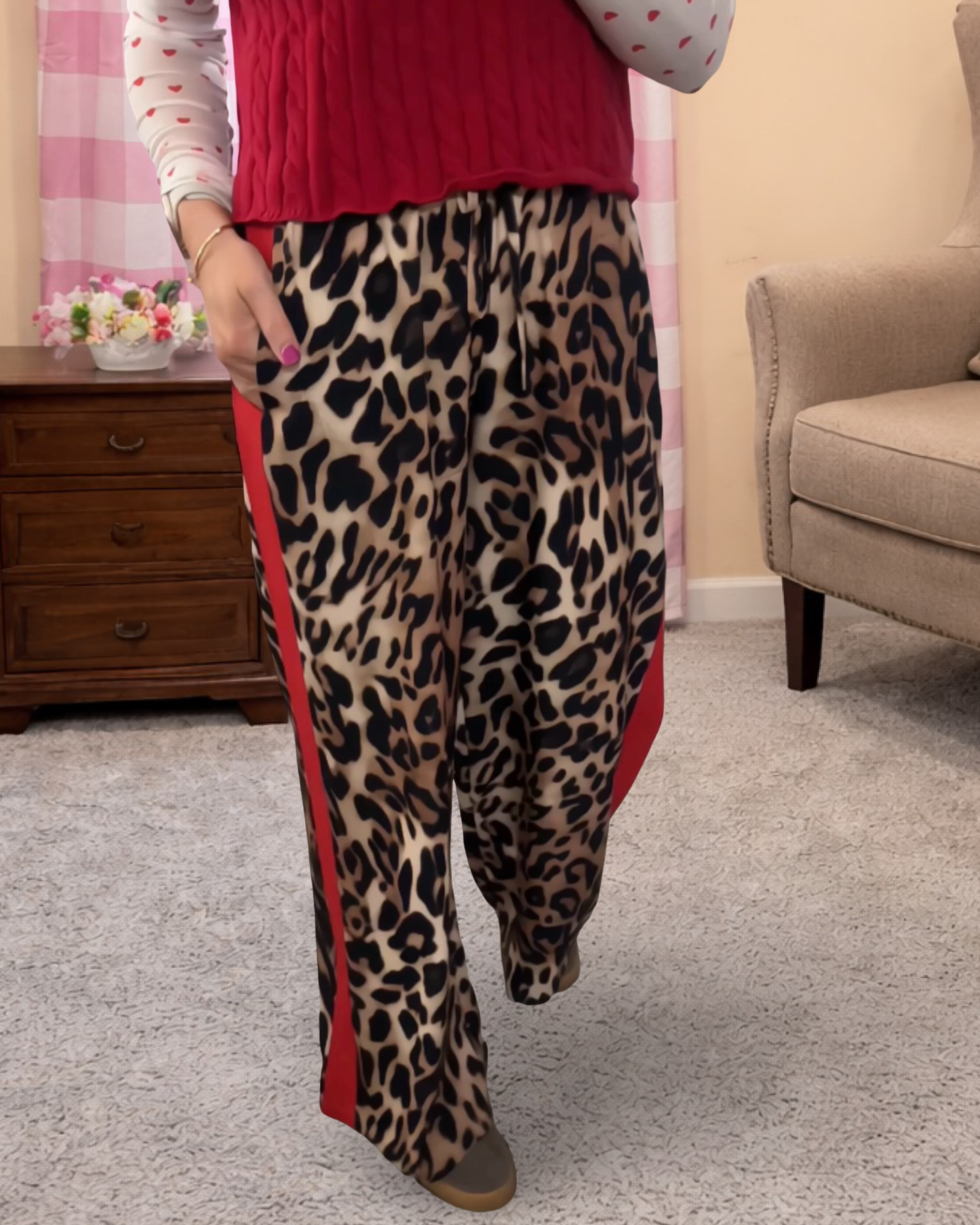 Wild Stripes Pants (Leopard)