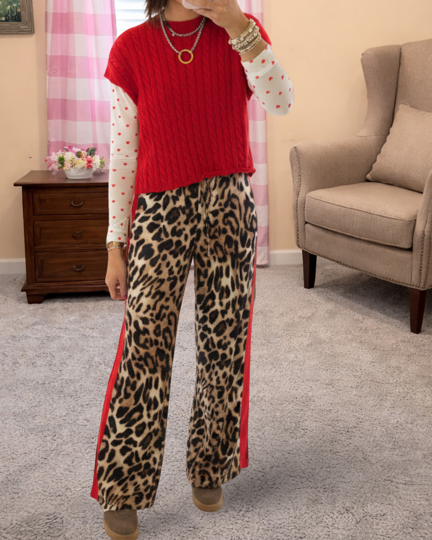 Wild Stripes Pants (Leopard)