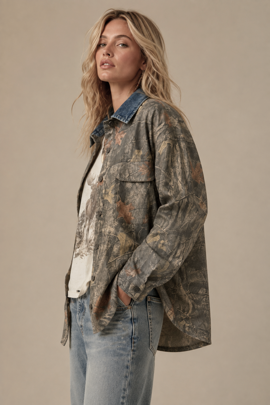 Not Your Grandpas Camo Jacket (Grey)