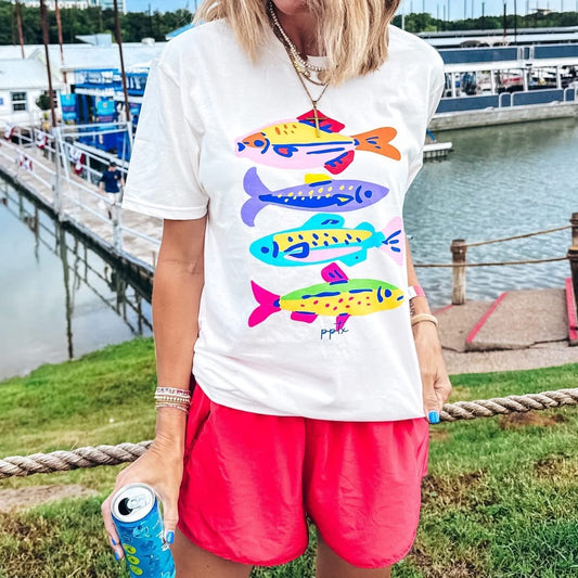 Here Fishy Fishy Graphic Tee PREORDER ETA 6/15