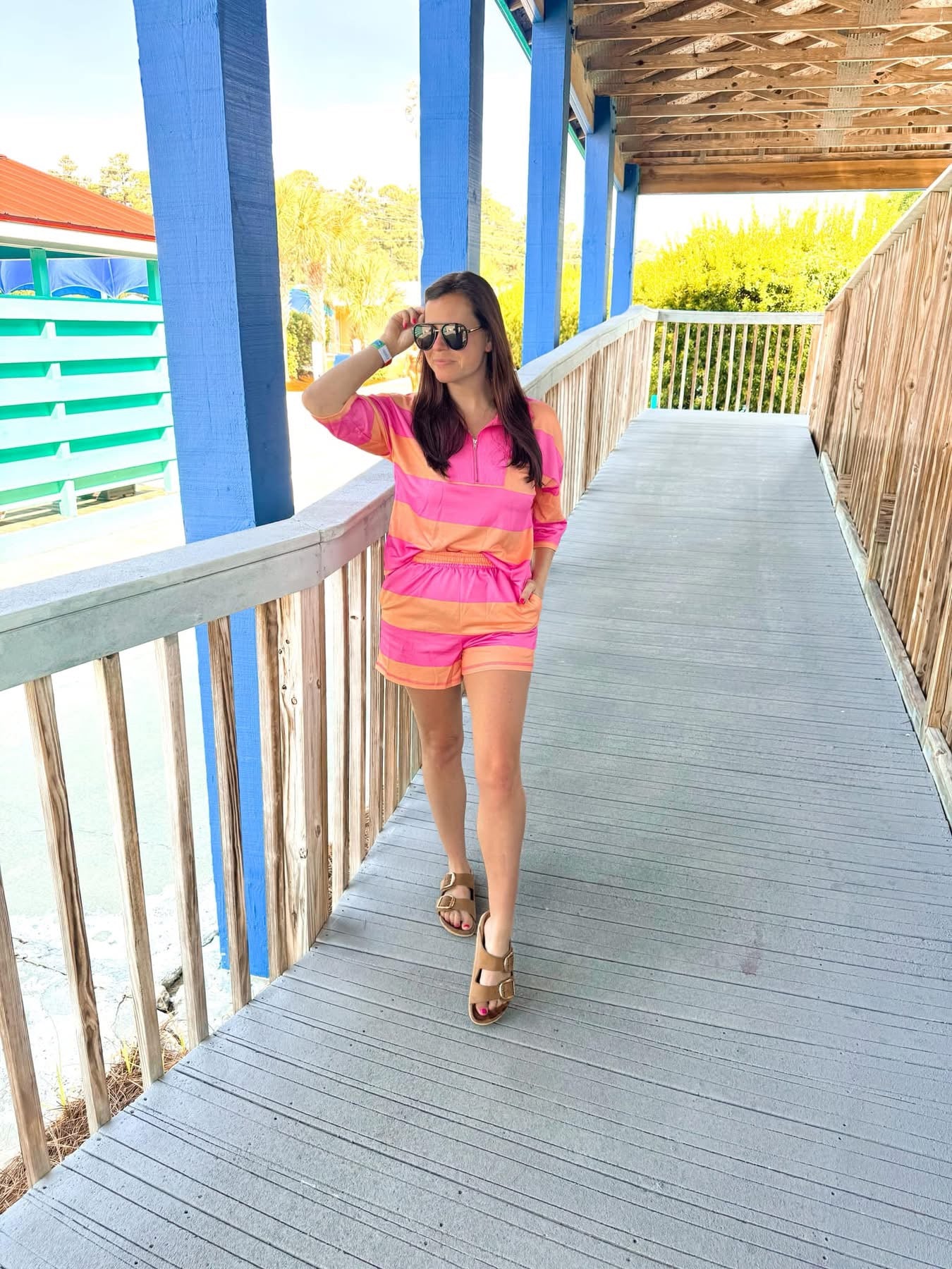 Lollie Pink Striped Set PREORDER ETA 6/25