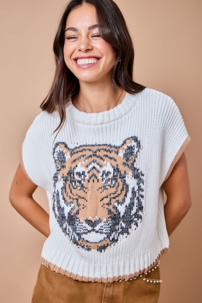 Fierce Sweater Vest Top PREORDER ETA 9/29